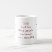 Mug Cadeau infirmière de la RN - Personnaliser - Rose (Centre)