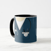 Mug Cadeau infirmière, Diplôme d'études en soins infir (Devant gauche)