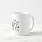 Mug Cadeau infirmière | Fière superinfirmière (Devant droit)