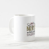 Mug Cadeau infirmière | Fière superinfirmière (Devant gauche)