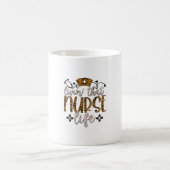 Mug Cadeau infirmière | Vivre Cette Vie Infirmière (Centre)