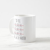 Mug Cadeau Ingénieur Pour Hommes Femmes Noël (Devant gauche)