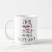 Mug Cadeau Ingénieur Pour Hommes Femmes Noël (Gauche)