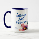 Mug Cadeau Inspiré et Retraité (Gauche)