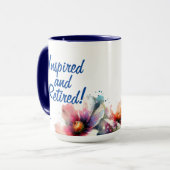 Mug Cadeau Inspiré et Retraité (Devant gauche)