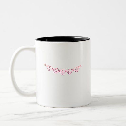 Mug Cadeau “J'aime Maman” – Simple & Élégant (Gauche)