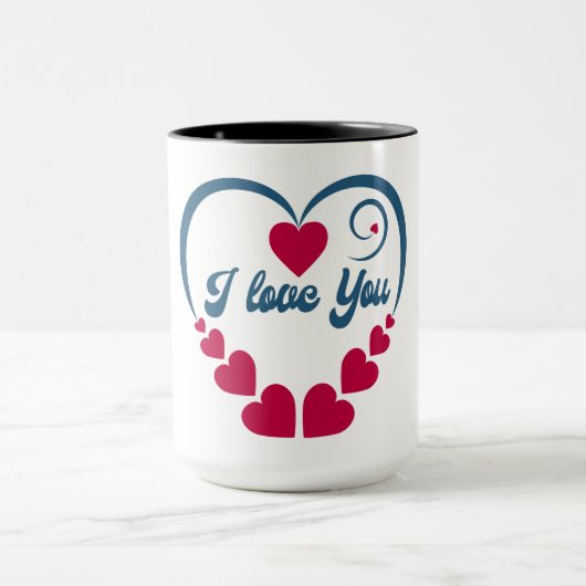 Mug Cadeau Je t'aime (Centre)