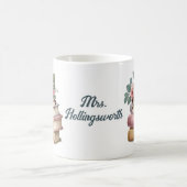 Mug Cadeau joli professeur beaux livres (Centre)