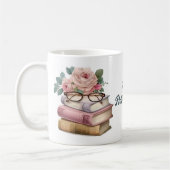Mug Cadeau joli professeur beaux livres (Gauche)