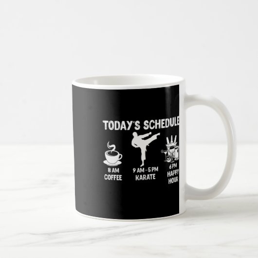 Mug Cadeau karaté - Graphique amusant pour K (Droite)