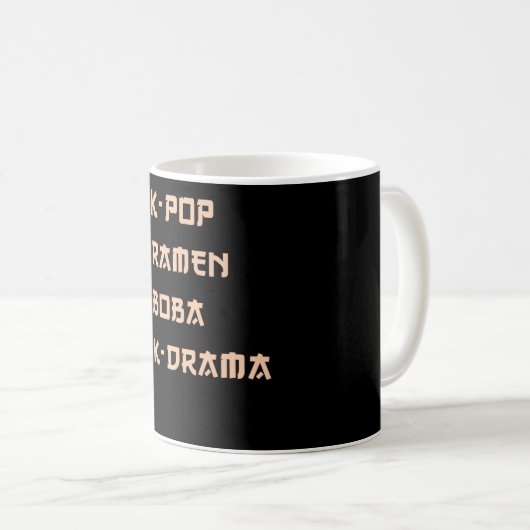 Mug Cadeau KPOP (Devant droit)