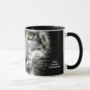 Mug cadeau léopard des neiges