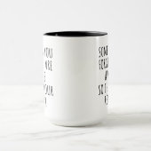 Mug Cadeau longue distance, Vibes positives, Rappel qu (Centre)