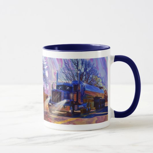 Mug Cadeau lourd de transport de camion de (Droite)