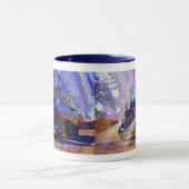 Mug Cadeau lourd de transport de camion de (Centre)