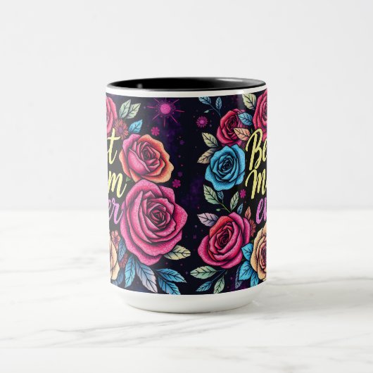 Mug Cadeau Luxe Floral Collection populaire (Centre)