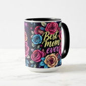 Mug Cadeau Luxe Floral Collection populaire (Devant droit)