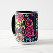 Mug Cadeau Luxe Floral Collection populaire (Devant gauche)