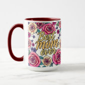Mug Cadeau Luxe Floral Moderne Collection (Gauche)