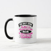 Mug Cadeau maman grand-mère art de mots (Gauche)