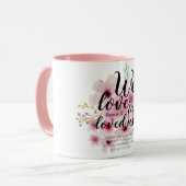 Mug Cadeau mariage 4 Parents Mariée Groom Catholique V (Devant gauche)