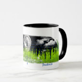 Mug Cadeau Mariage Galaxy-anneaux (Devant droit)