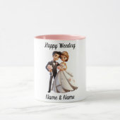 Mug Cadeau Mariage unique personnalisé (Centre)