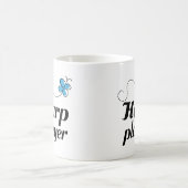 Mug Cadeau mignon de musique de joueur d'harpe de (Centre)