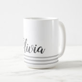 Mug Cadeau mignon isolé avec nom personnalisé en écrit (Devant droit)