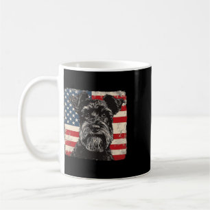 Mug Cadeau Miniature Schnauzer Patriotique 4 Juillet
