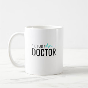Mug Cadeau minimaliste d'étudiant en médecine pour fut