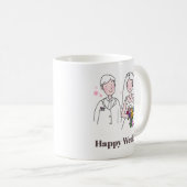Mug Cadeau minimaliste Mariage sucré (Devant droit)