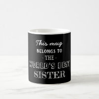 Cadeau minimaliste moderne noir pour la meilleure 
