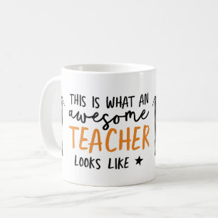 Mug Cadeau moderne d'orange de typographie de