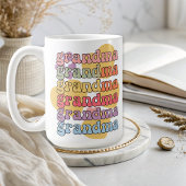 Mug Cadeau moderne mignonne grand-mère amour