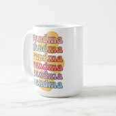 Mug Cadeau moderne mignonne grand-mère amour (Devant gauche)