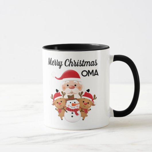 Mug cadeau Noël OMA (Droite)