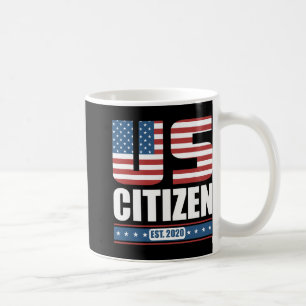 Mug Cadeau Nouveau Citoyen Américain - Citoyen Fier de