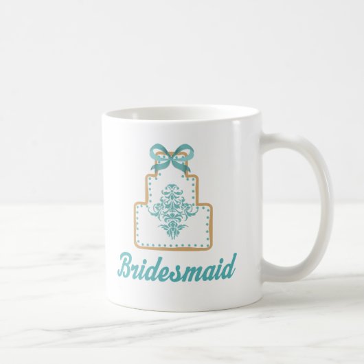 Mug Cadeau nuptiale de biscuit de gâteau de mariage de (Droite)