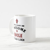 Mug Cadeau Oncle personnalisé (Devant gauche)