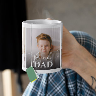 Mug Cadeau Papa Bonus 5 Collage de Photos