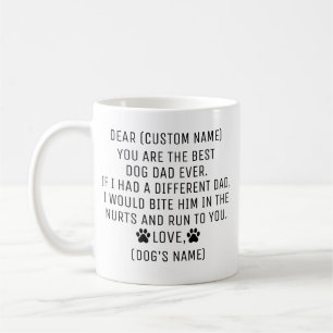 Mug Cadeau Papa Chien, Cadeau Papa Chien pour la Fête 