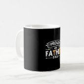 Mug Cadeau Papa Fier Père (Devant gauche)