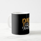 Mug Cadeau Papa Mon Père Plus Cool Que Le Vôtre (Devant gauche)