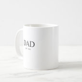 Mug Cadeau Papa Nouvellement Établie (Devant gauche)