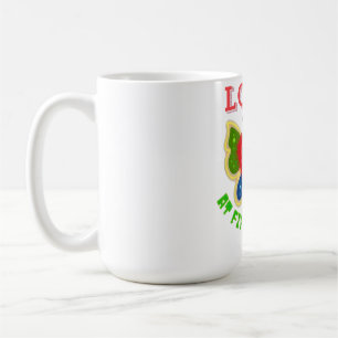 Mug Cadeau Papillon en Forme de Cœur Flou Personnalisé