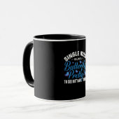 Mug Cadeau Papillon | Une Mère Seule Est Comme Un Papi (Devant gauche)