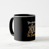 Mug Cadeau Papillon | Vous êtes libre de planer (Devant gauche)