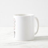 Mug Cadeau parfait pour l'amour un : Lapin de miel, La (Devant droit)