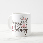 Mug Cadeau parfait pour l'amour un : Lapin de miel, La (Devant gauche)